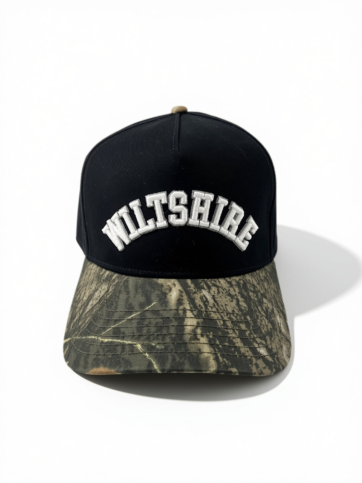 Wiltshire Boxing Shop Embroidered Monogram Forest Cap - Black