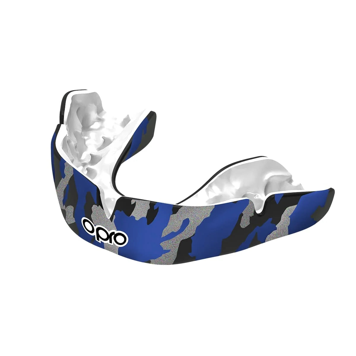 Opro Adult (10+) Instant Custom-Fit Self-Fit Mouth Guard - Blue Camo