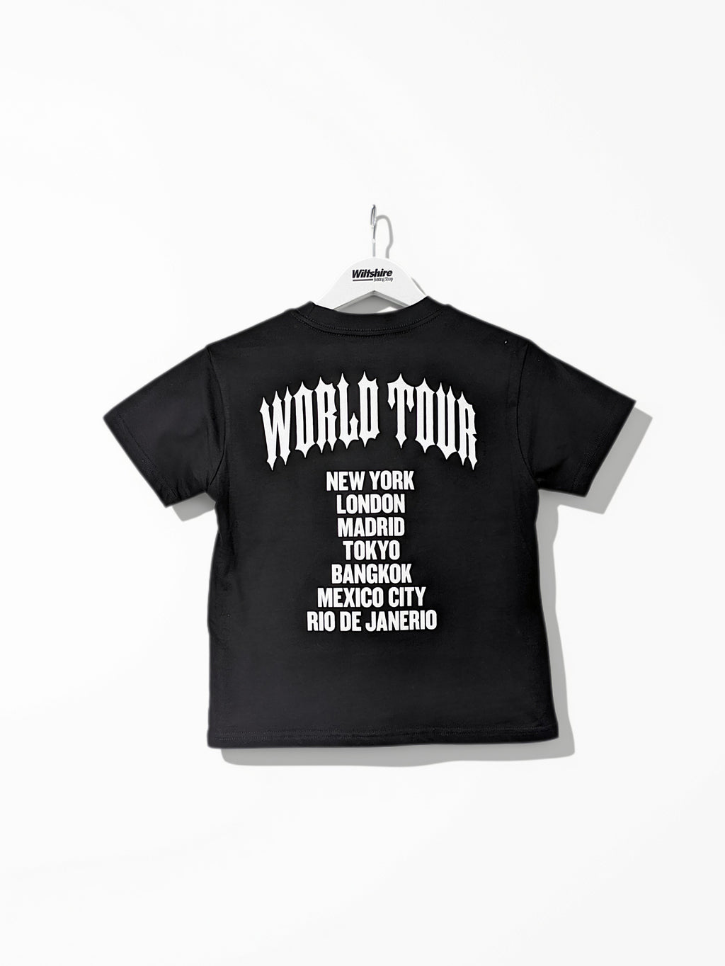 Wiltshire Boxing Shop 'Heavy Metal Boxing' Youth T-Shirt - Black