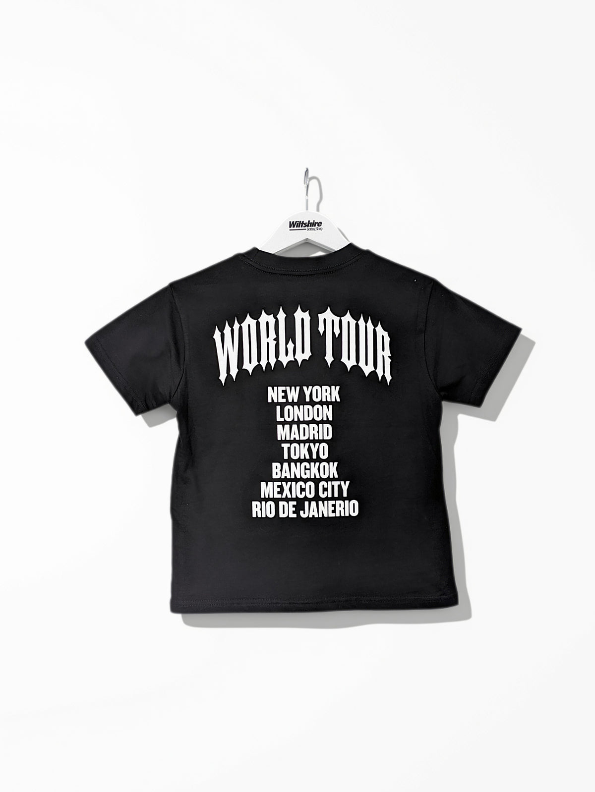 Wiltshire Boxing Shop 'Heavy Metal Boxing' Youth T-Shirt - Black