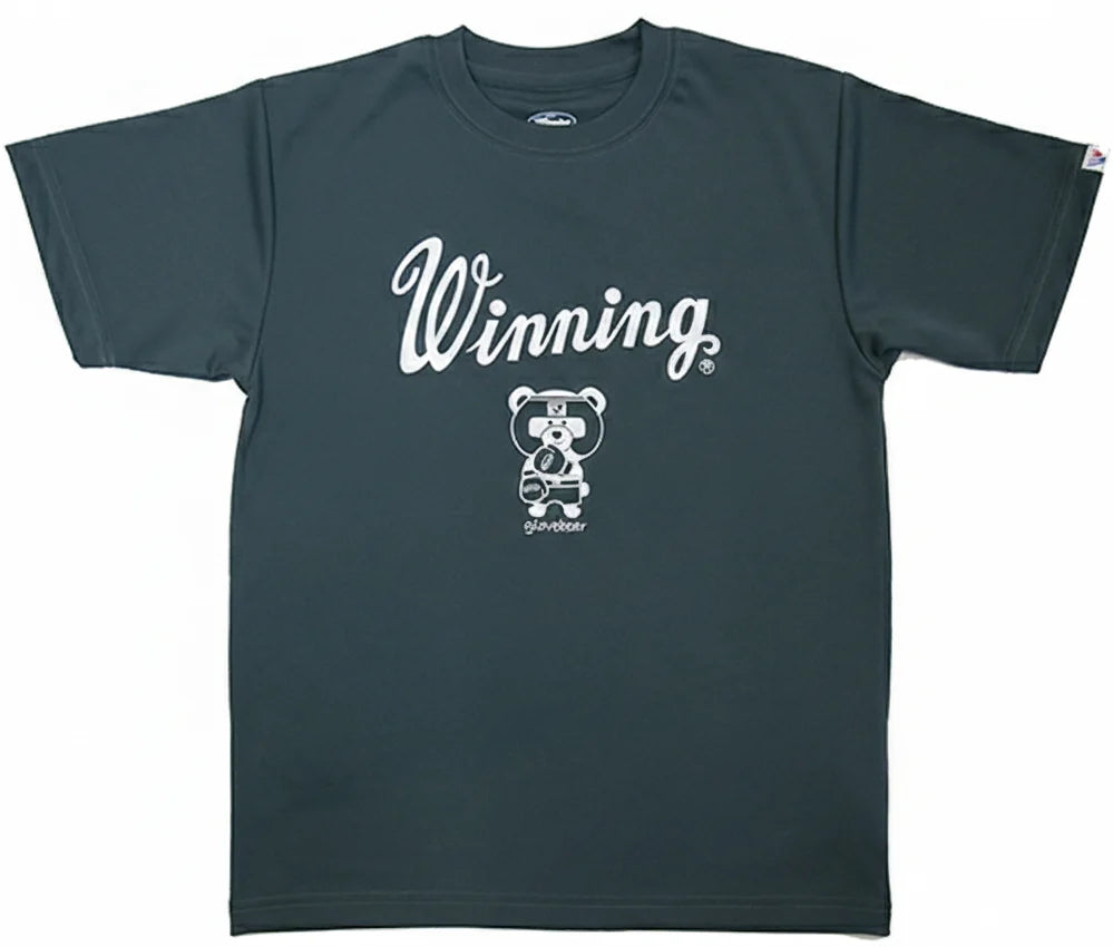 Winning AP-02 Glove Bear Training T-Shirt - Dark Grey
