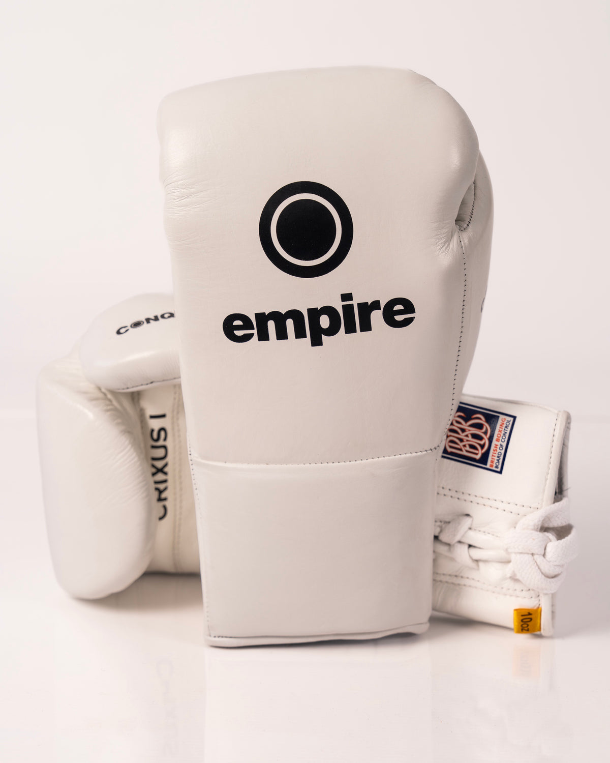 Empire Crixus I Lace Contest Gloves - White - 10oz