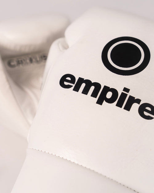 Empire Crixus I Lace Contest Gloves - White - 10oz