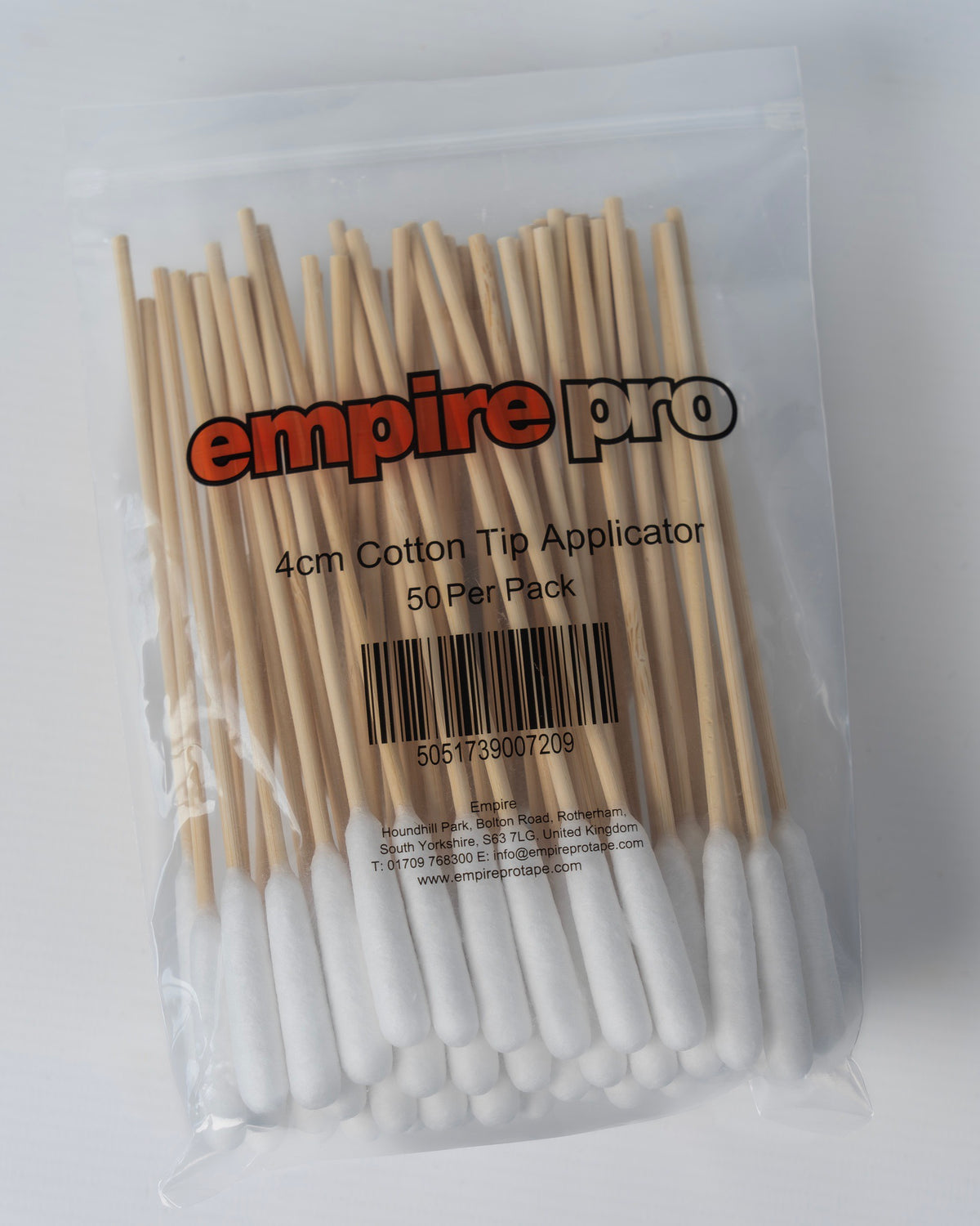 Empire Pro Cotton Tip Applicators - 50 Pieces