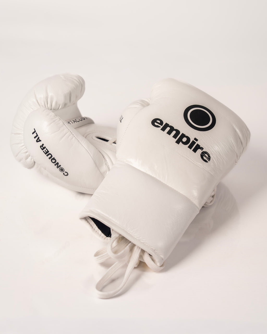 Empire Spartacus I Lace Contest Gloves - White - 10oz