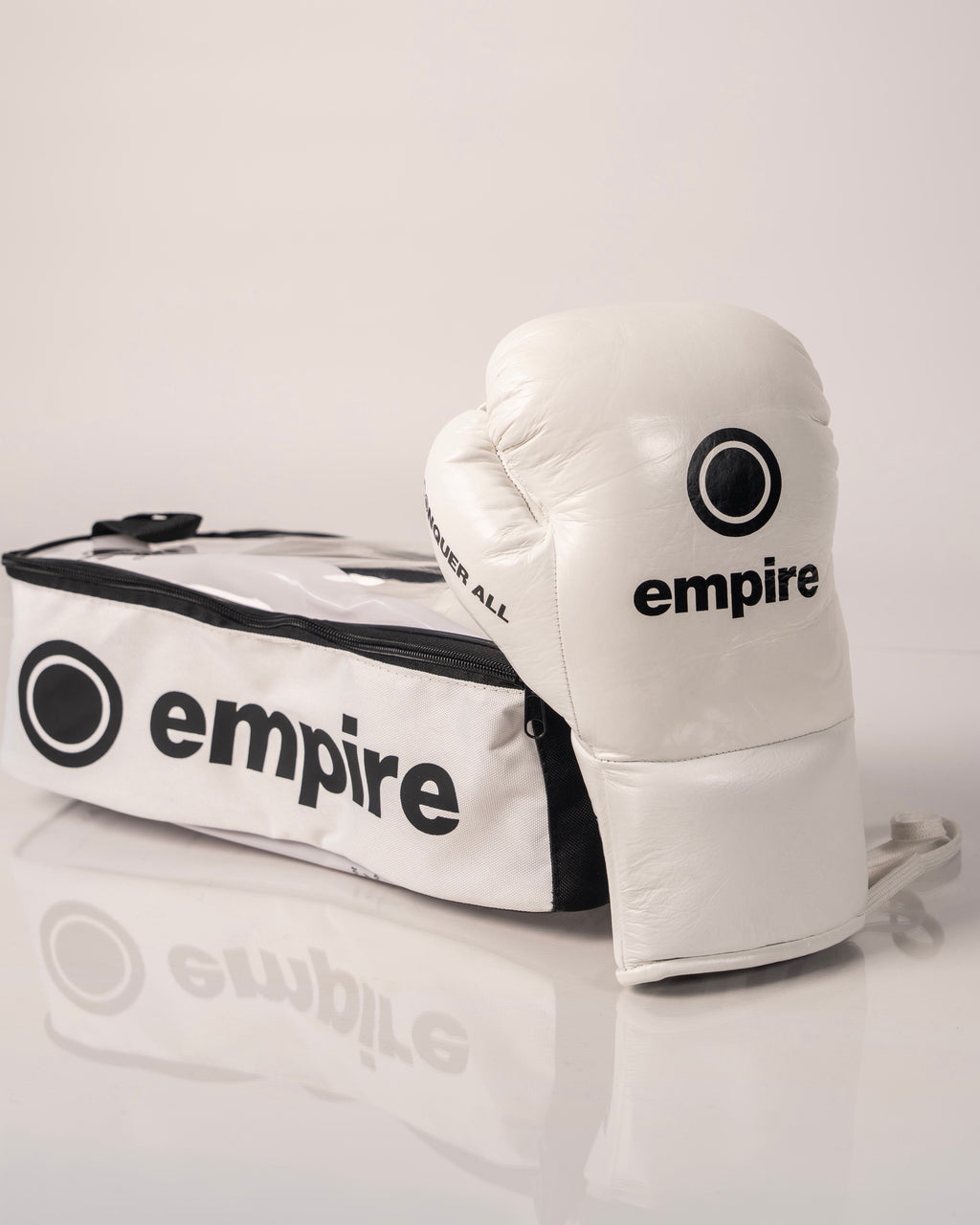 Empire Spartacus I Lace Contest Gloves - White - 10oz