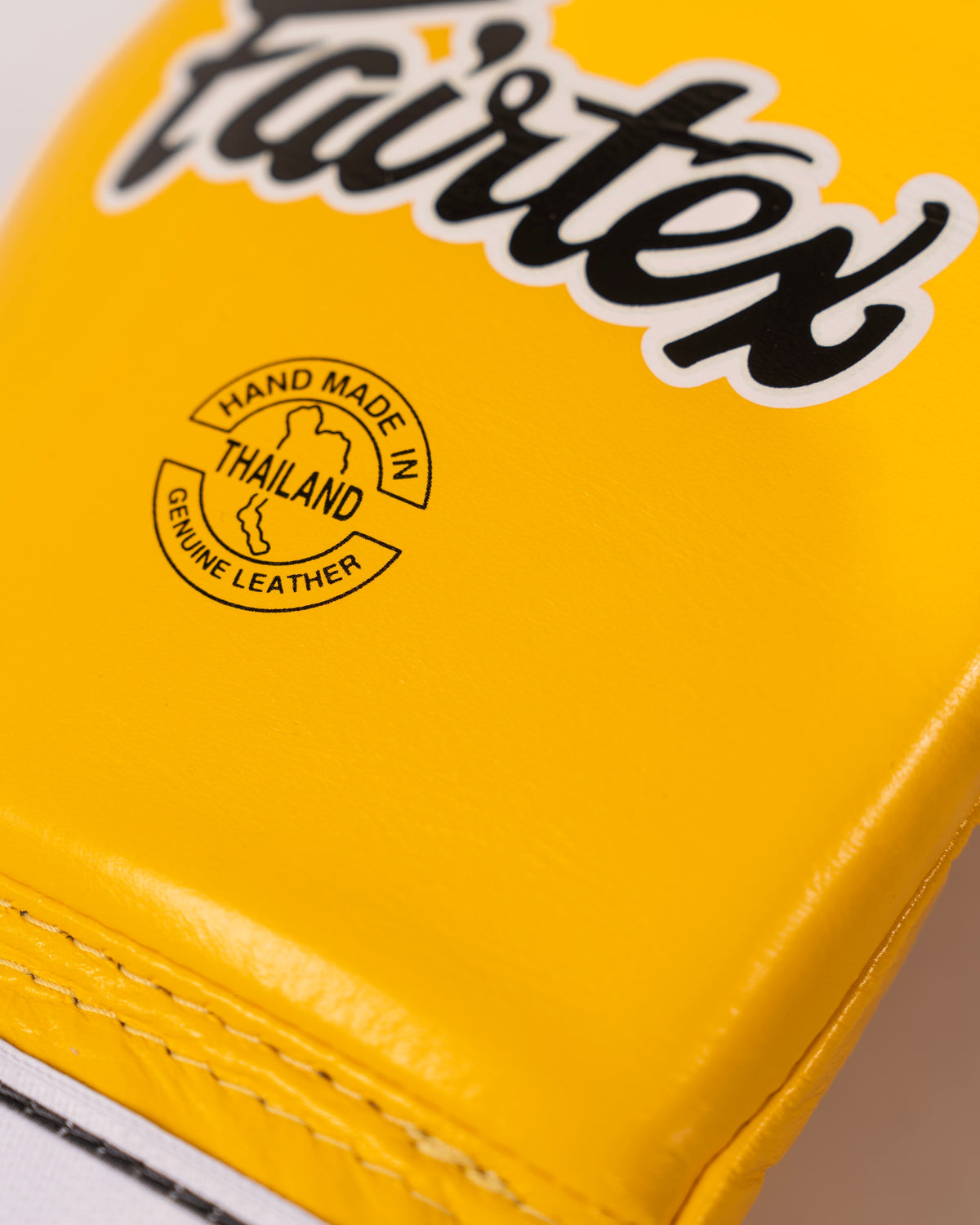 Fairtex BGL6 - Lace Up Competion Gloves - Yellow 10oz