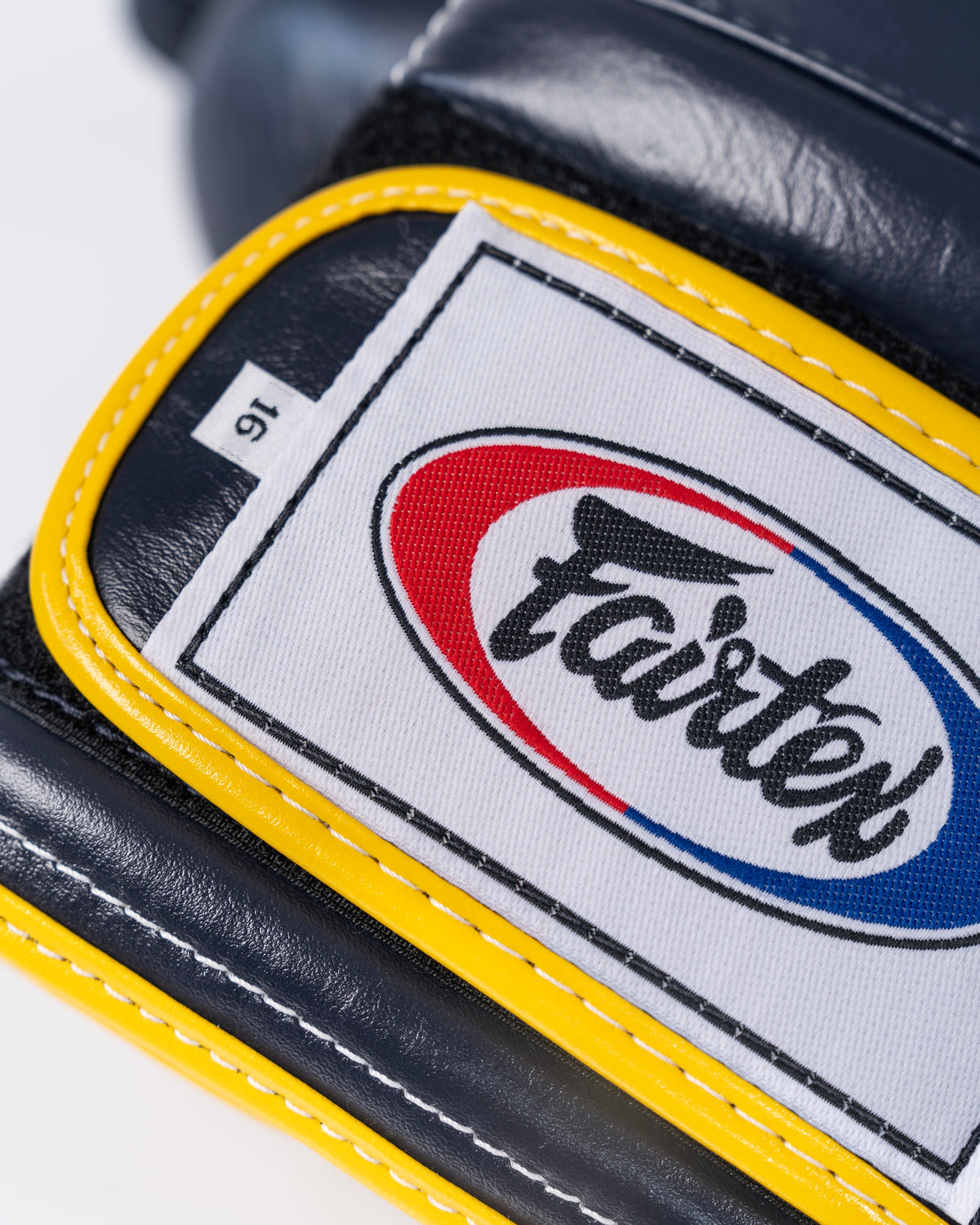 Fairtex BGV9 - Mexican Style Boxing Gloves - Blue / Yellow