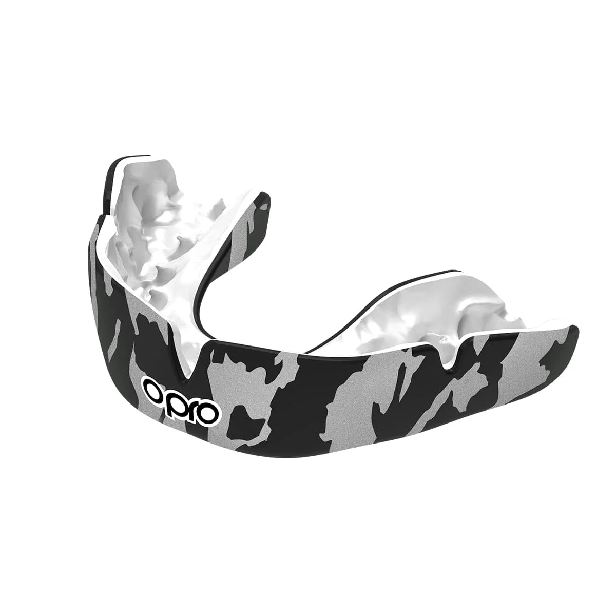 Opro Adult (10+) Instant Custom-Fit Self-Fit Mouth Guard - Black Camo