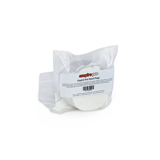 Empire Pro Nasal Plugs - 50 Pieces