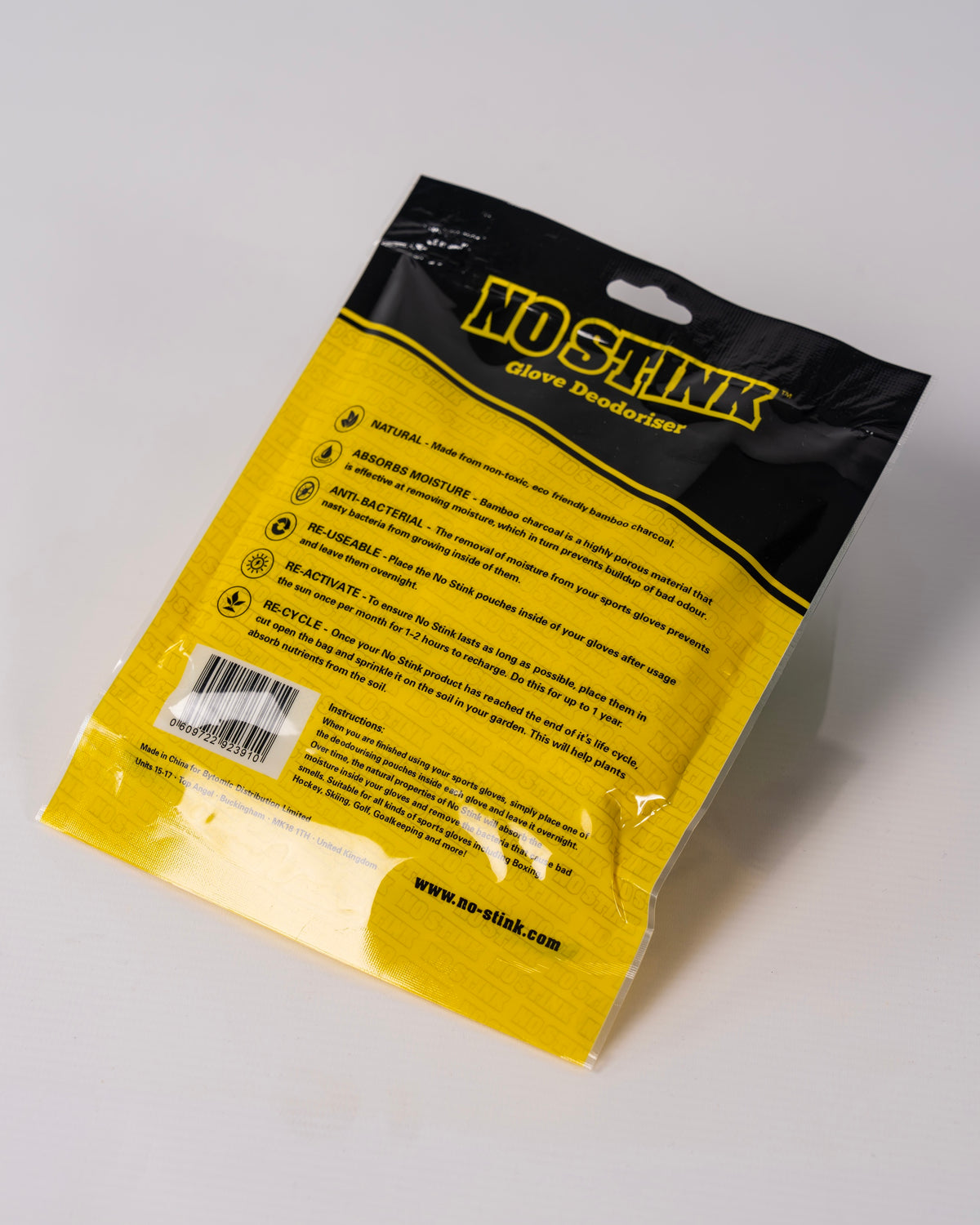 No Stink Glove Deodoriser Pair - Lemon