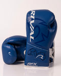 Rival RFX-Guerrero HDE-F Lace Up Pro Fight Gloves - Blue - 10oz