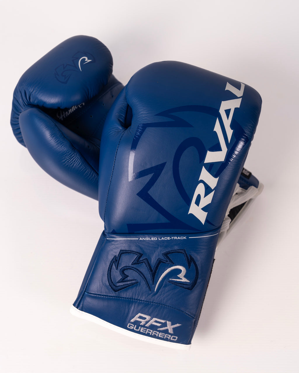 Rival RFX-Guerrero HDE-F Lace Up Pro Fight Gloves - Blue - 10oz