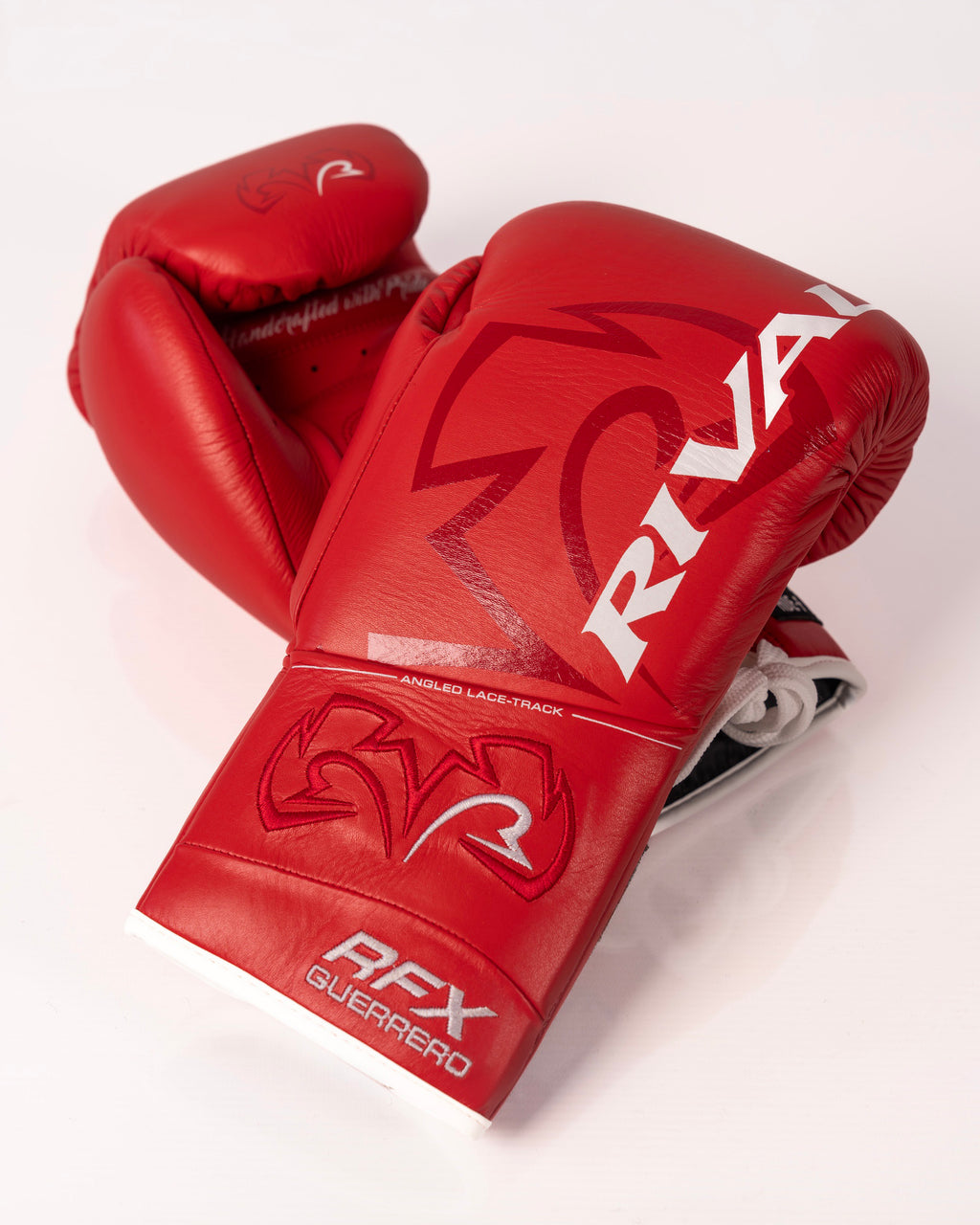 Rival RFX-Guerrero HDE-F Lace Up Pro Fight Gloves - Red