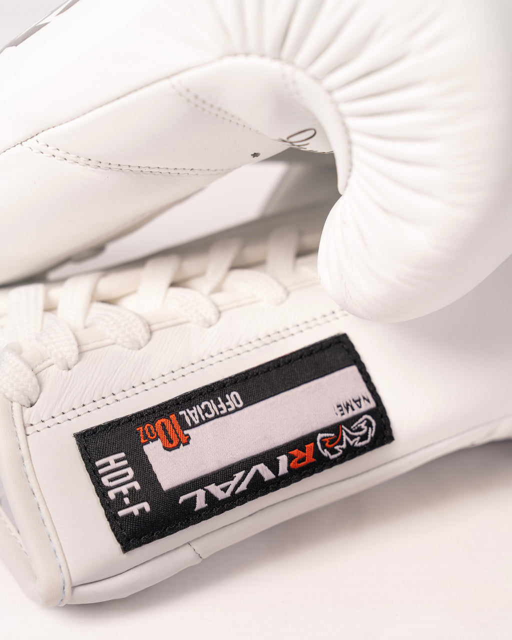 Rival RFX-Guerrero HDE-F Lace Up Pro Fight Gloves - White - 10oz