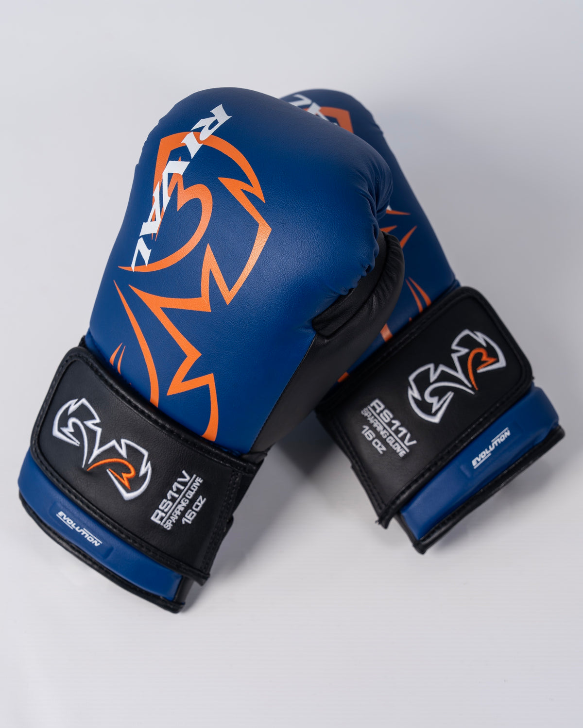 Rival RS11V Evolution Sparring Gloves - Blue / Black - 16oz