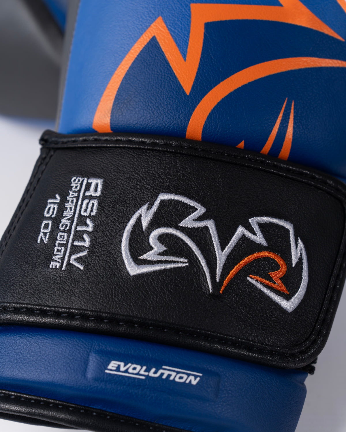 Rival RS11V Evolution Sparring Gloves - Blue / Black - 16oz