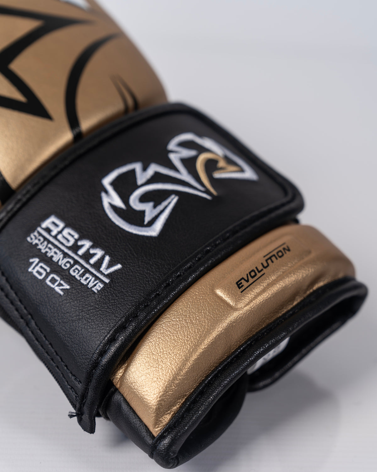 Rival RS11V Evolution Sparring Gloves - Gold / Black - 16oz