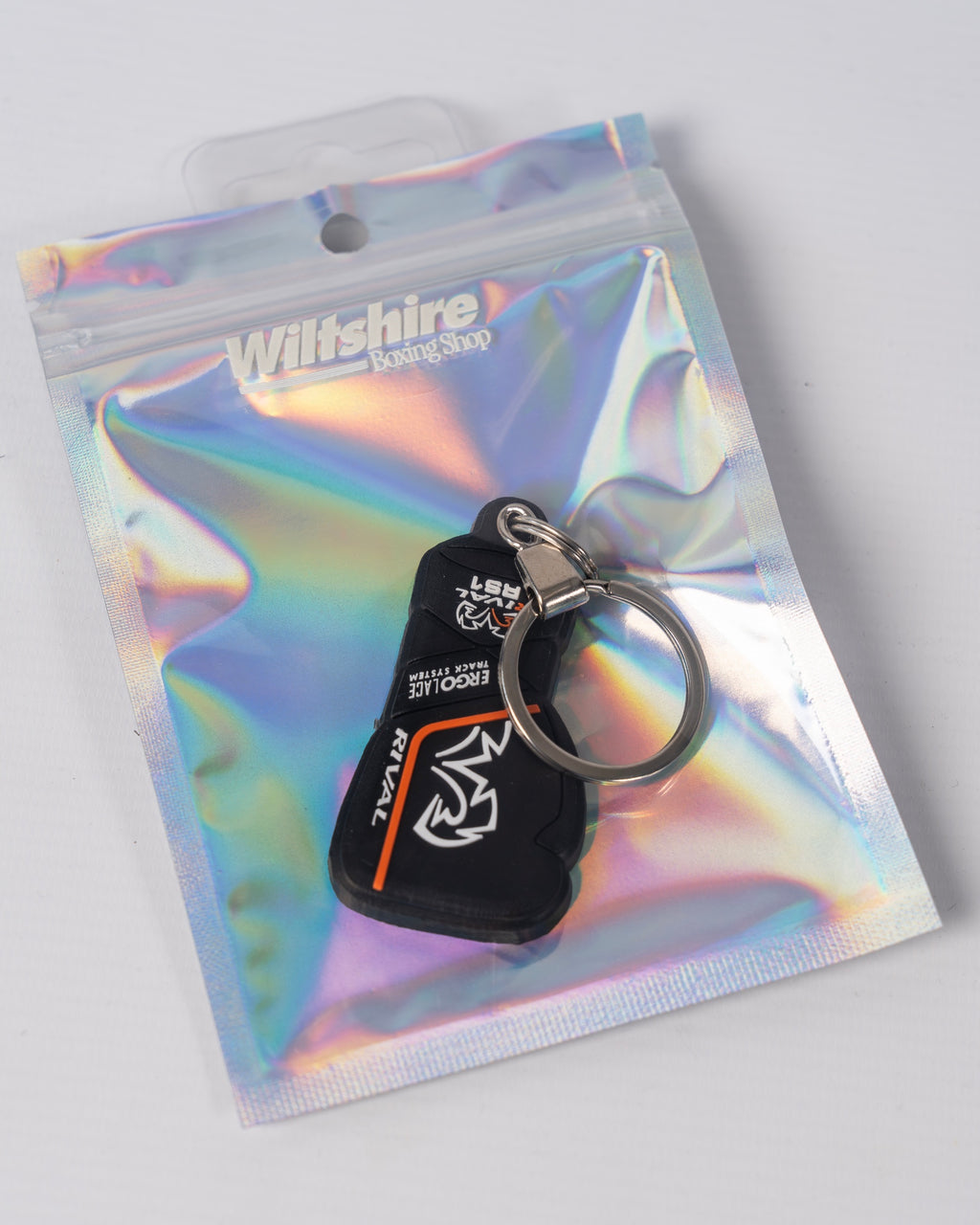 Rival RS1 Rubber Key Chain - Black / Orange