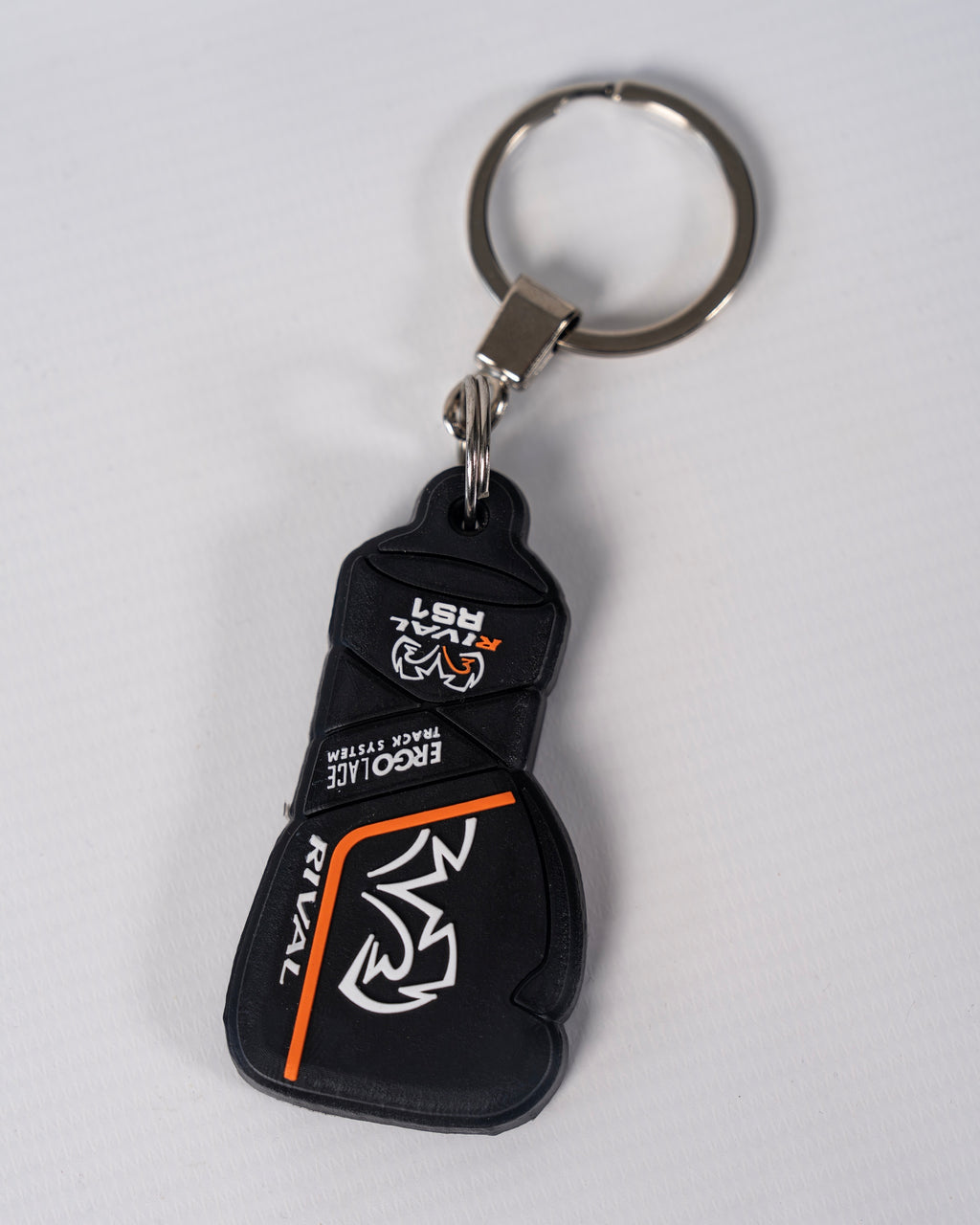 Rival RS1 Rubber Key Chain - Black / Orange