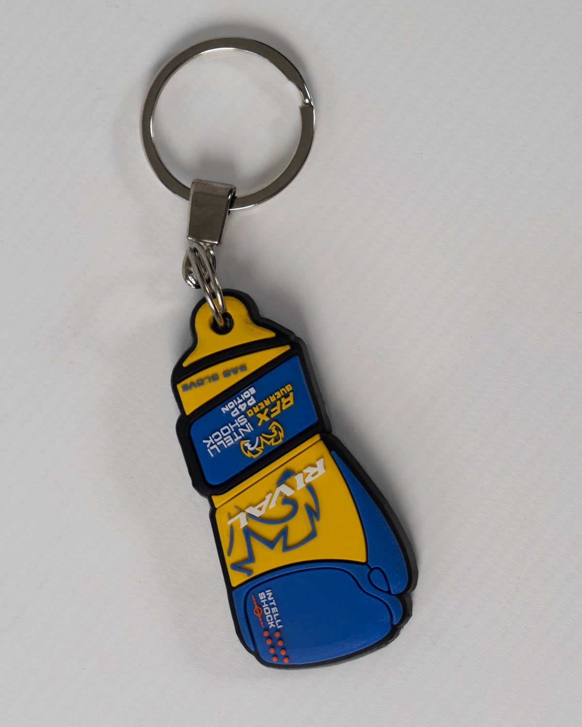 Rival P4P Rubber Key Chain - Blue / Yellow