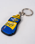 Rival P4P Rubber Key Chain - Blue / Yellow