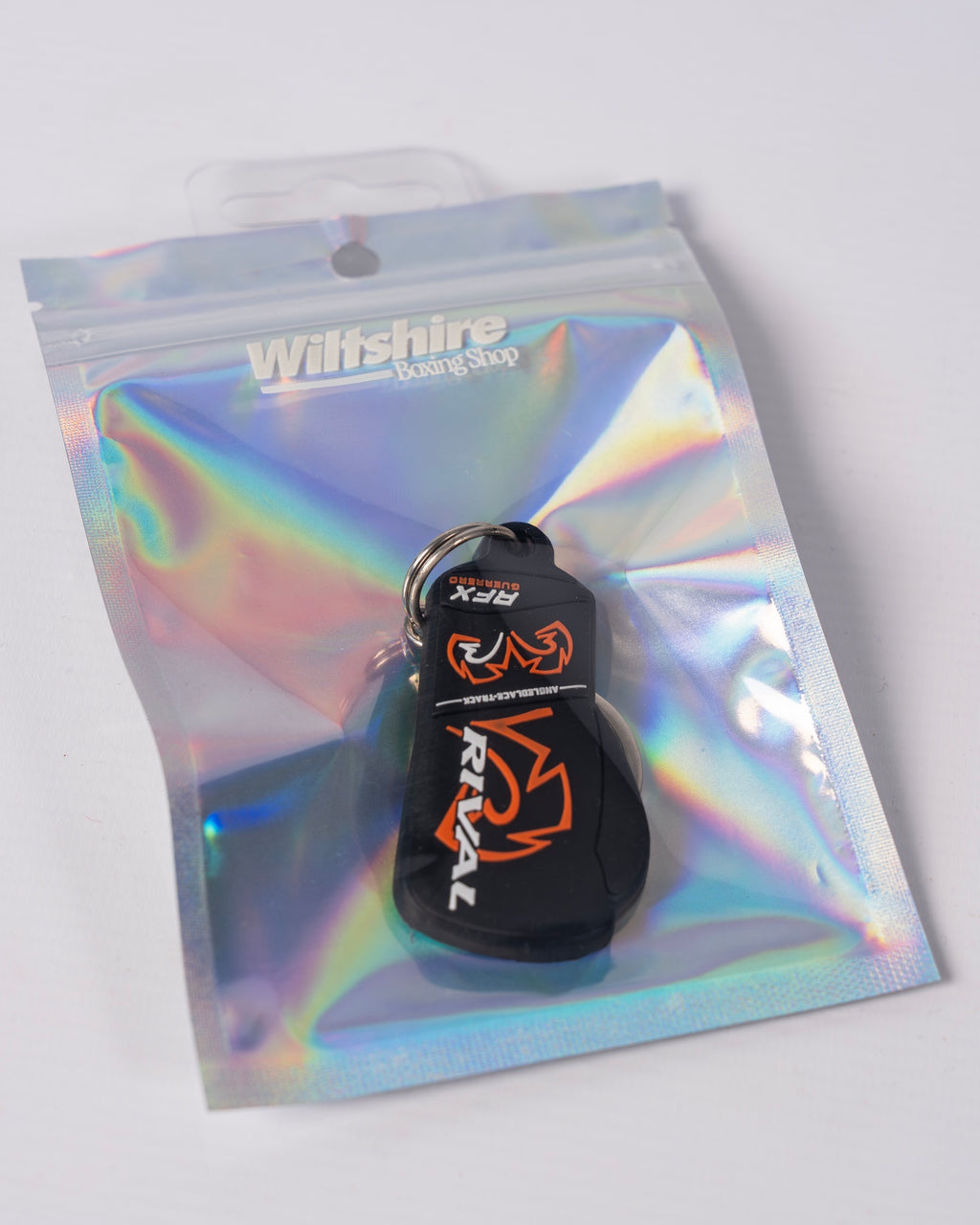 Rival RFX Rubber Key Chain - Black / Orange