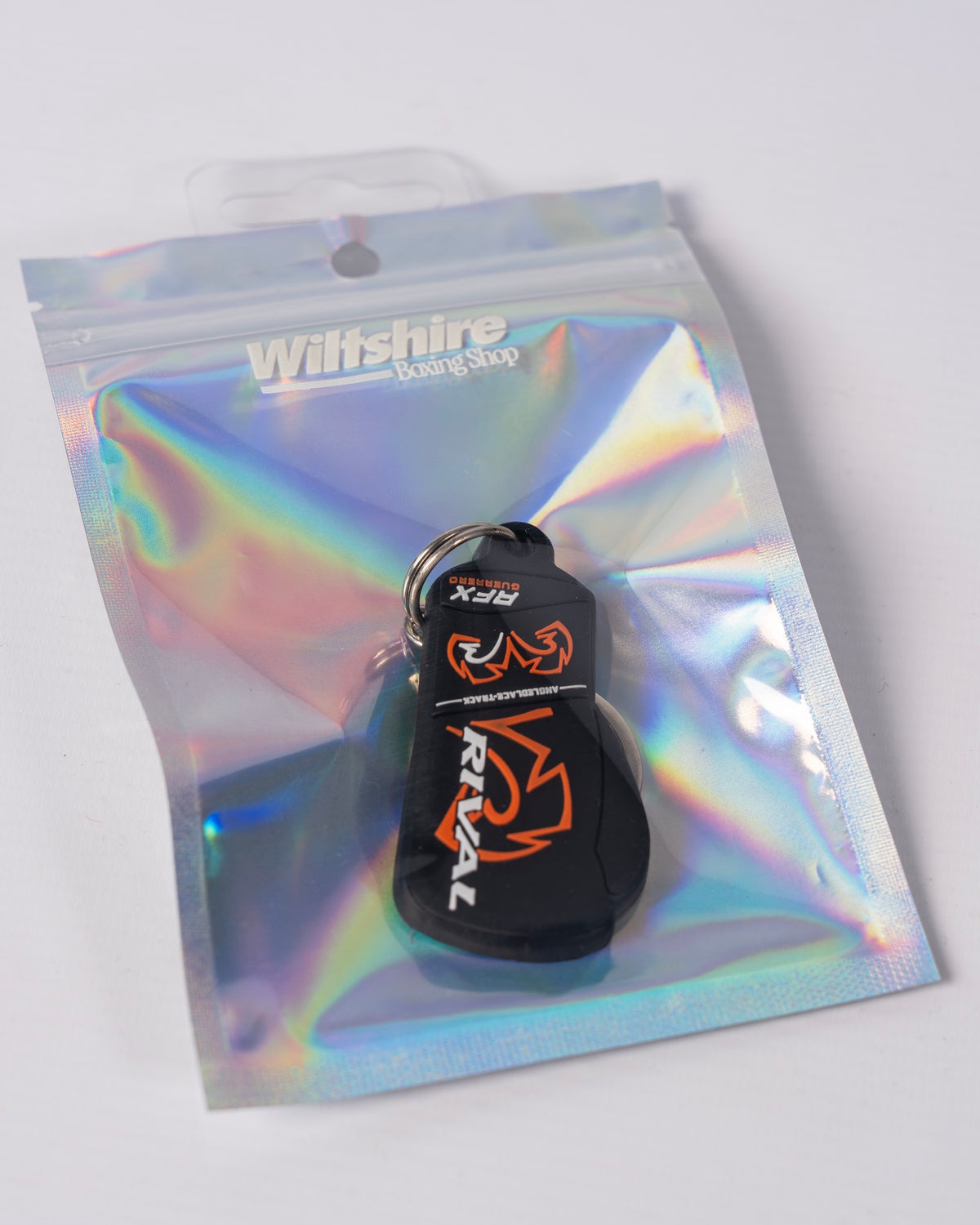 Rival RFX Rubber Key Chain - Black / Orange