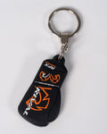 Rival RFX Rubber Key Chain - Black / Orange