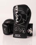 Rival RFX-Guerrero SF-H Lace Up Pro Fight Gloves - Black - 10oz