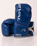 Rival RFX-Guerrero SF-H Lace Up Pro Fight Gloves - Blue - 10oz