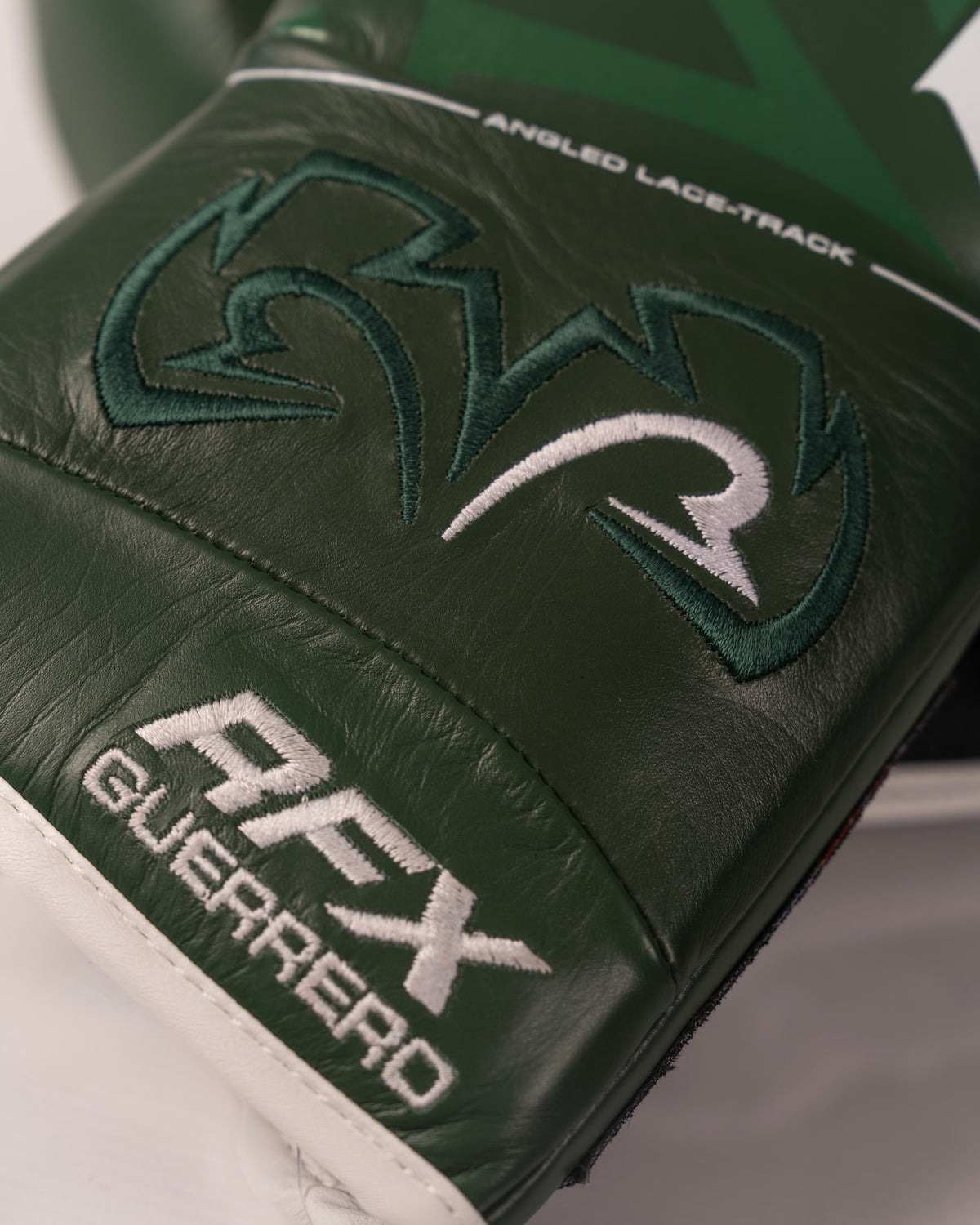 Rival RFX-Guerrero SF-H Lace Up Pro Fight Gloves - Green - 10oz