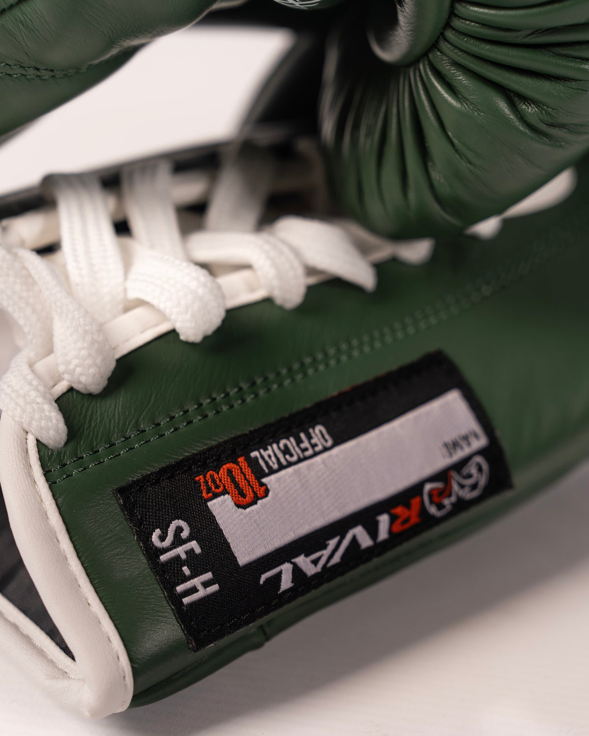 Rival RFX-Guerrero SF-H Lace Up Pro Fight Gloves - Green - 10oz