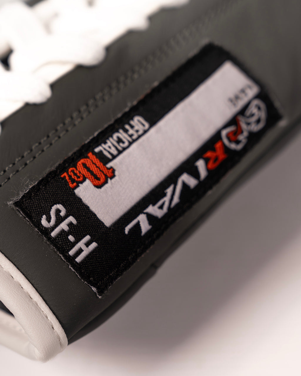 Rival RFX-Guerrero SF-H Lace Up Pro Fight Gloves - Charcoal Grey - 10oz