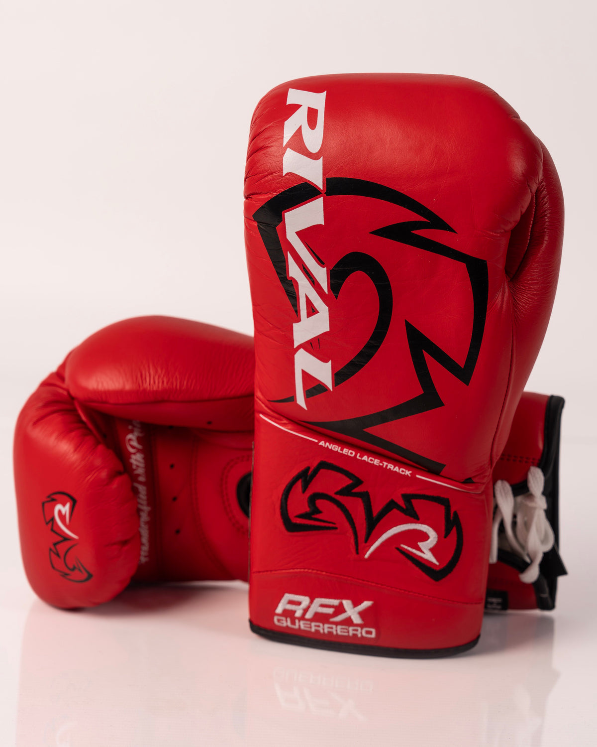 Rival RFX-Guerrero SF-H Lace Up Pro Fight Gloves - Red - 10oz