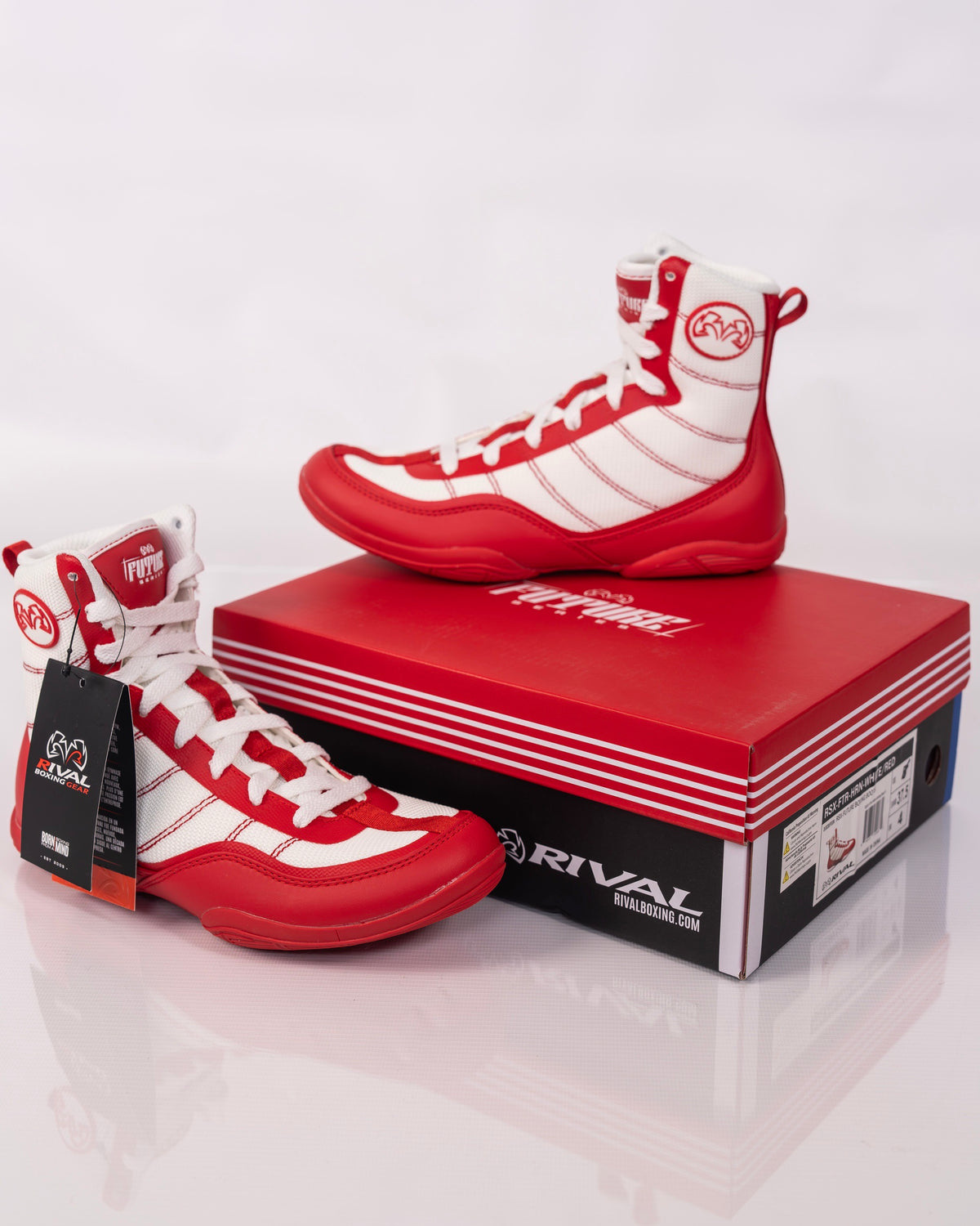 Rival RSX-Future 2026 Youth Boxing Boots - White / Red