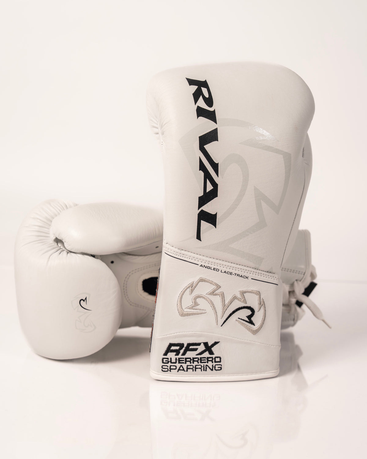 Rival RFX-Guerrero HDE-F Lace Up Sparring Gloves - White - 12oz