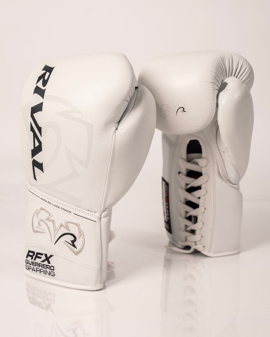 Rival RFX-Guerrero HDE-F Lace Up Sparring Gloves - White - 12oz