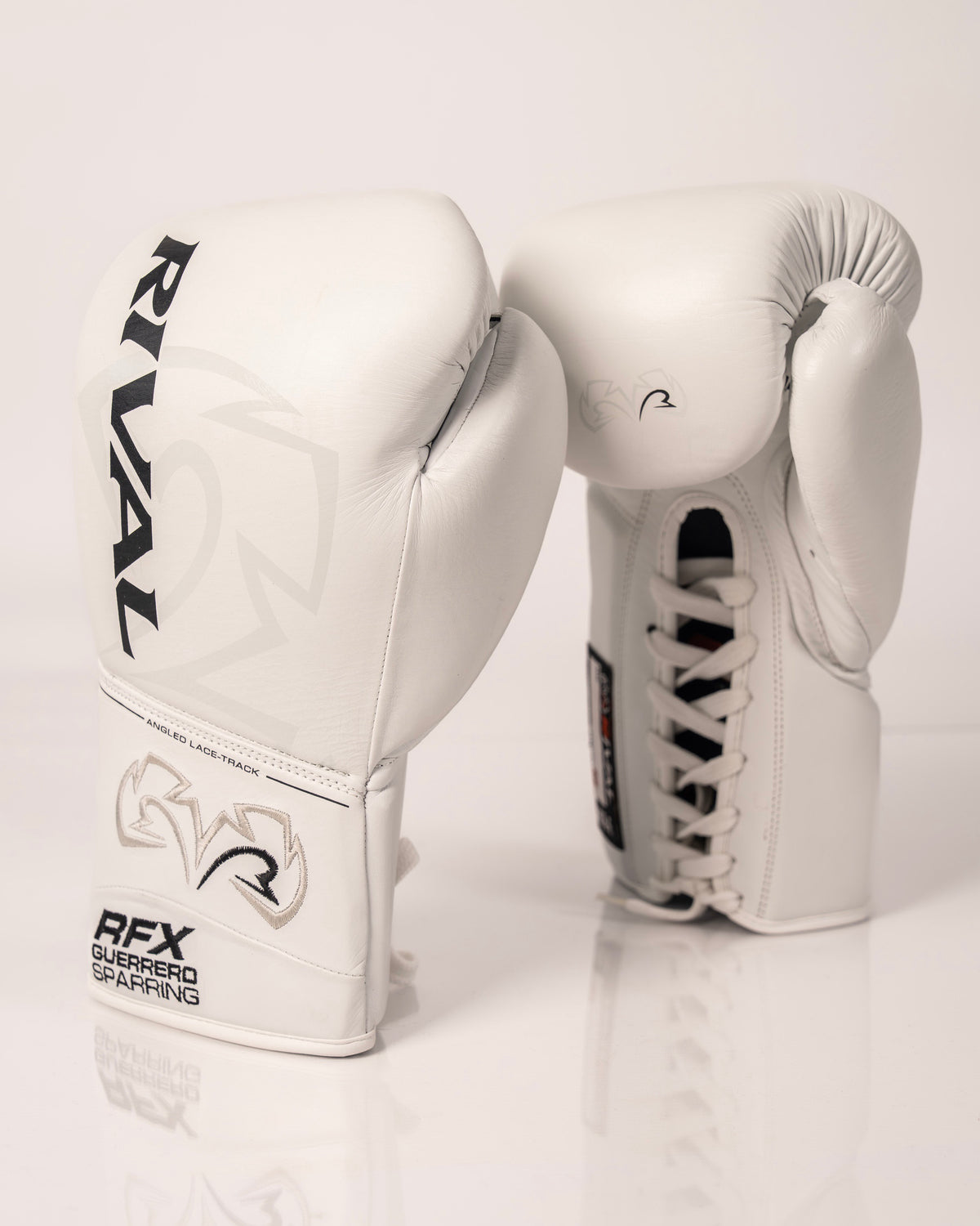 Rival RFX-Guerrero HDE-F Lace Up Sparring Gloves - White - 12oz