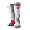 Suzi Wong X-Sole Neon Limited Edition Boxing Socks - Neon Pink / White / Grey
