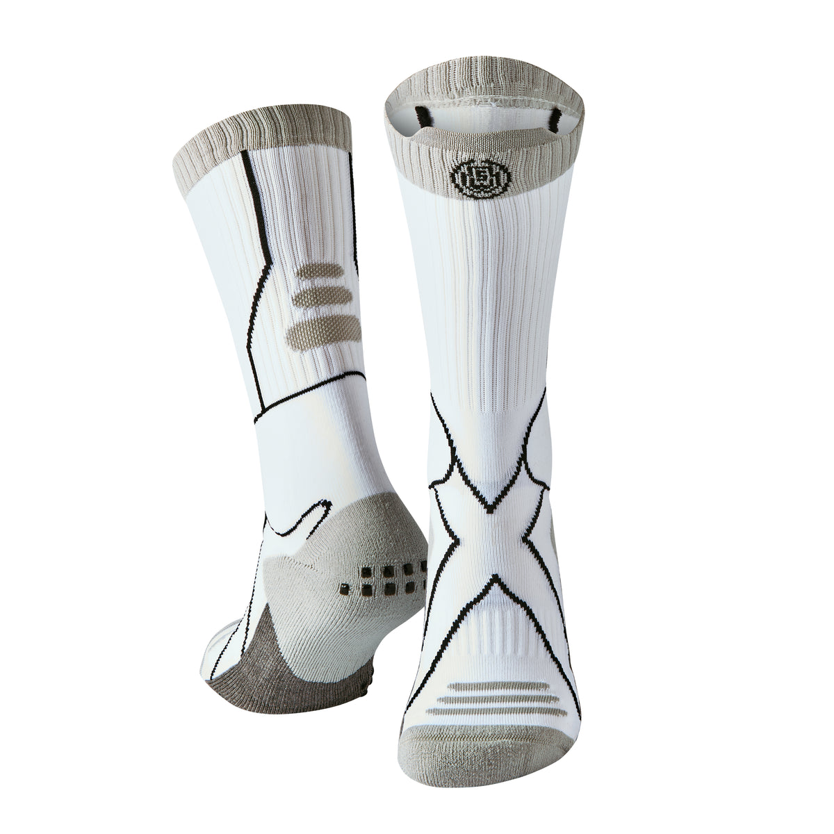 Suzi Wong X-Sole Grip Boxing Socks - White