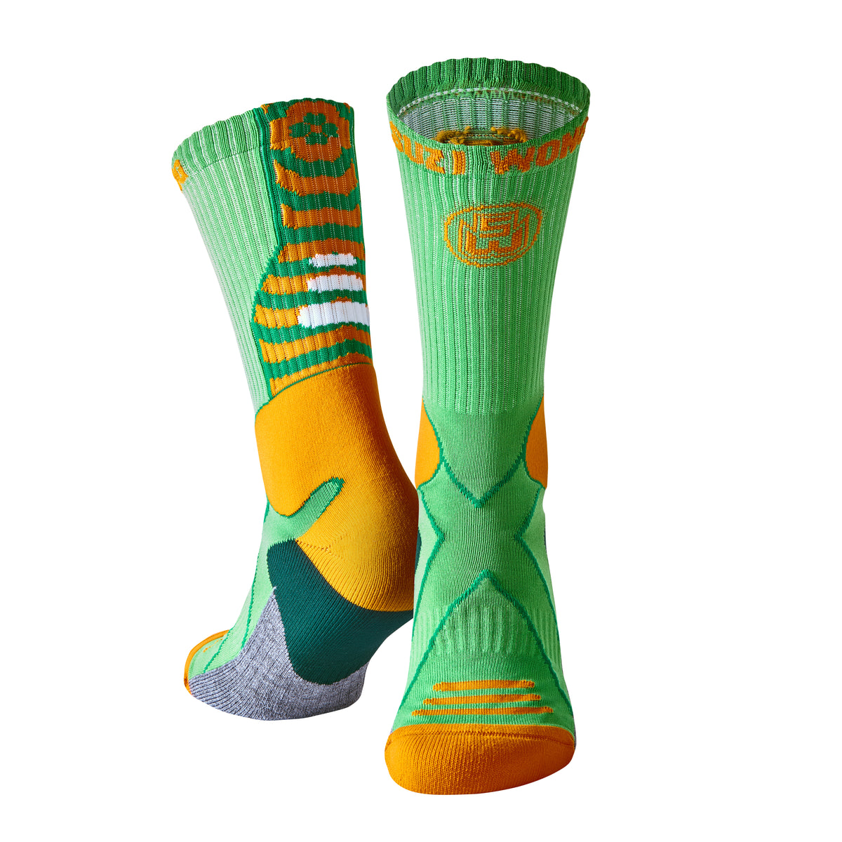 Suzi Wong X-Sole Fade St Patrick's Day Limited Edition Boxing Socks