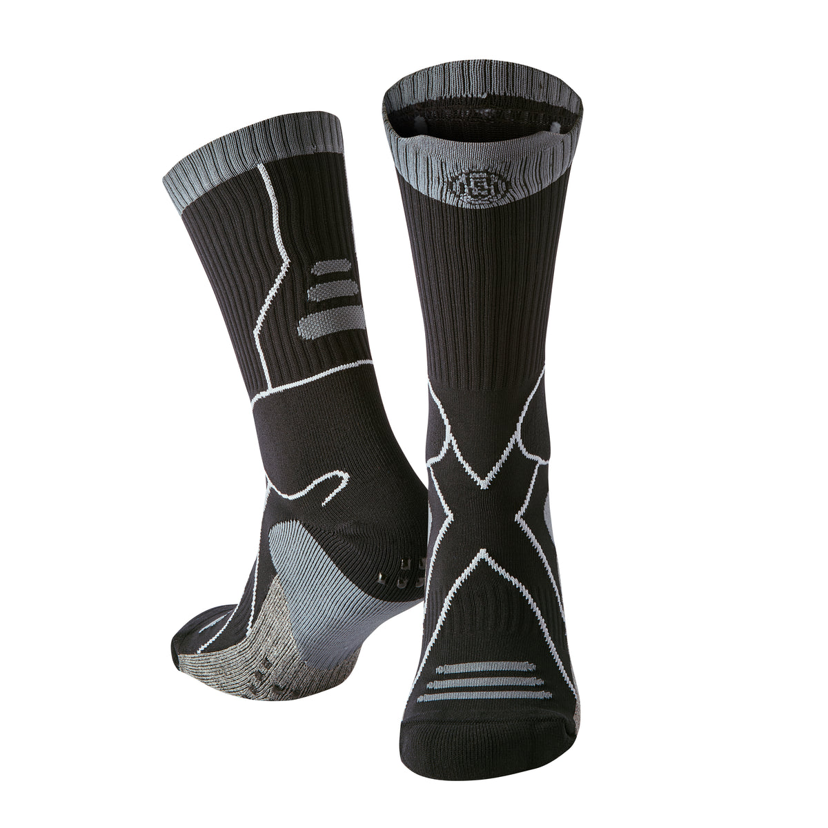 Suzi Wong X-Sole Grip Boxing Socks - Black