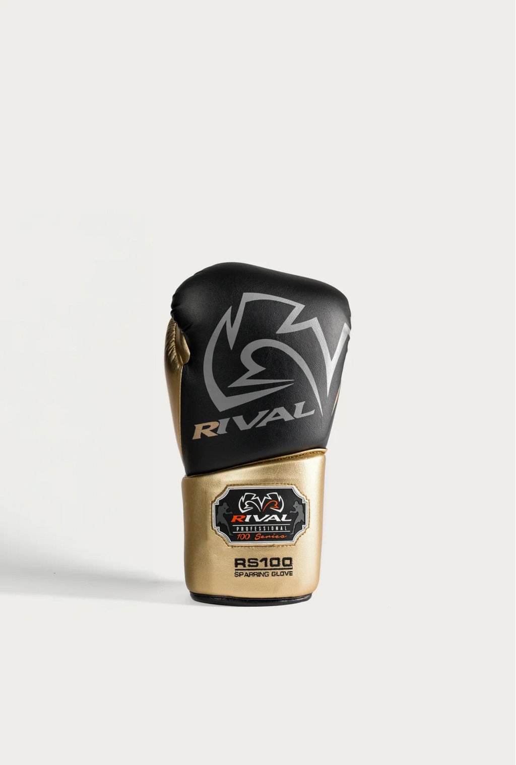 Rival RS100 Professional Sparring Gloves - Black / Gold