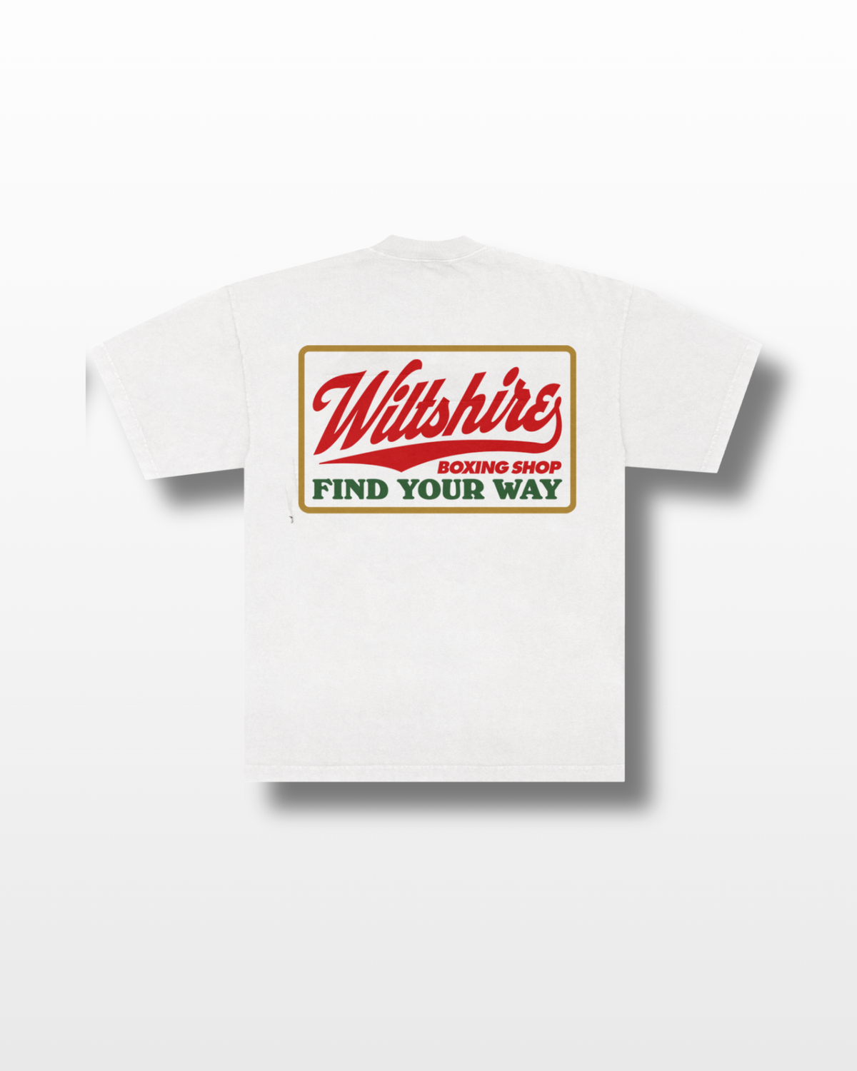 Wiltshire Boxing Shop 'Find Your Way' Unisex T-Shirt - White