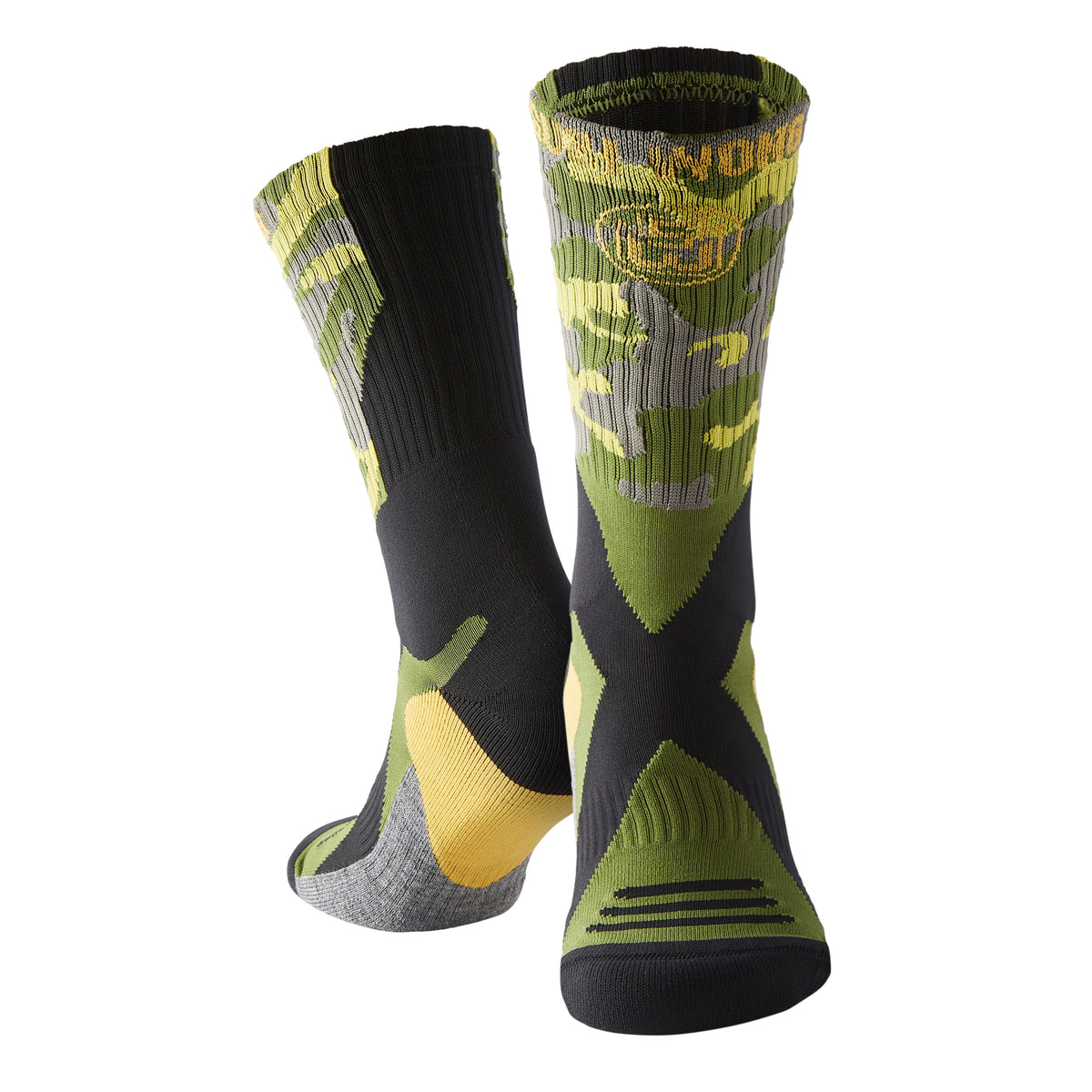 Suzi Wong X-Sole Camo Limited Edition Boxing Socks - Camo Green