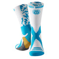 Suzi Wong X-Sole Lightning Limited Edition Boxing Socks - White / Teal