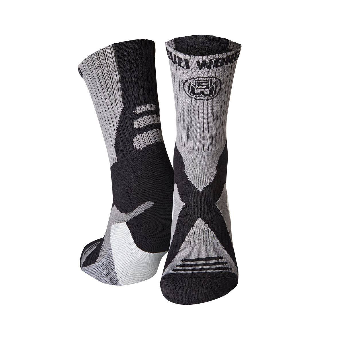 Suzi Wong X-Sole Classic Boxing Socks - Grey / Black