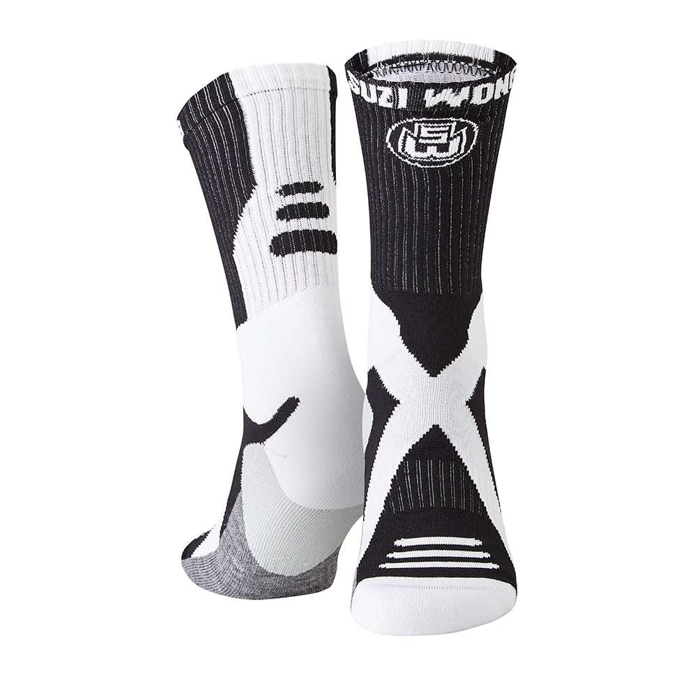 Suzi Wong X-Sole Classic Boxing Socks - Black / White