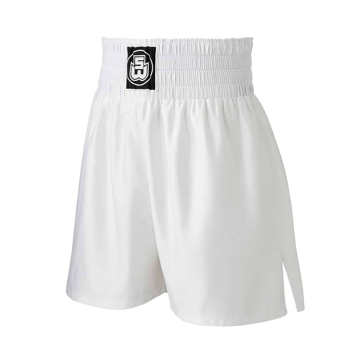 Suzi Wong Men's Classic SW Amateur Boxing Shorts - White